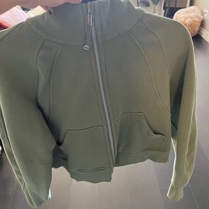Lululemon size XS/S oversized scuba full zip